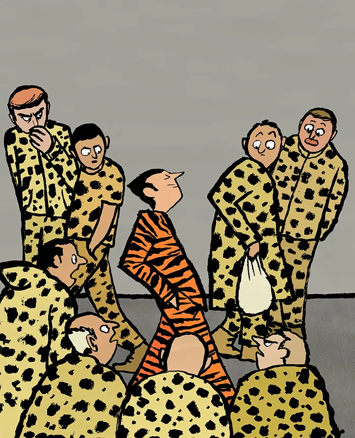 Series of modern life observations, presented at "US", Jullien's solo show at Kemistry Gallery in December 2014.