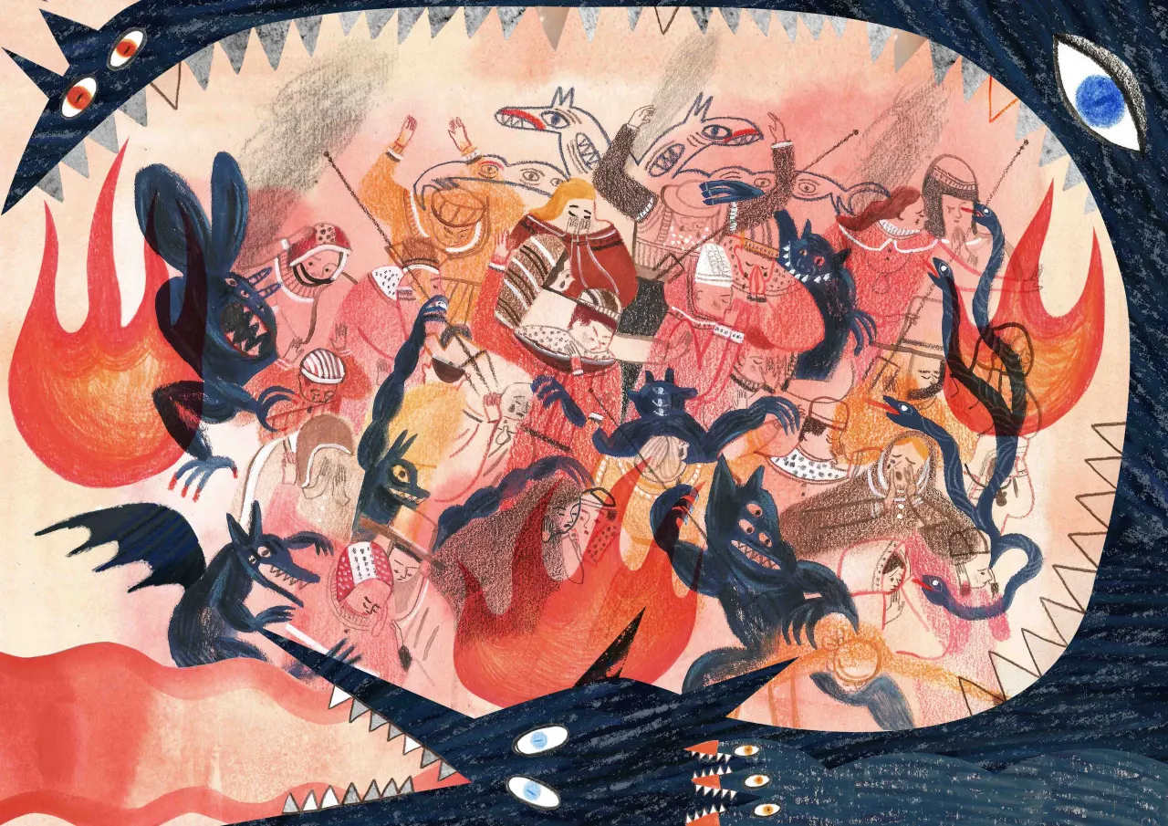 Jiatong Liu, Blue Things. Kingston University (Student Illustrator of the Year 2022 Shortlist)