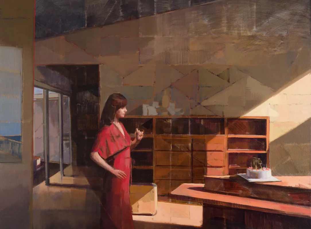 Cake and Case, Oil on Canvas, 30"X40" © Hiroshi Sato