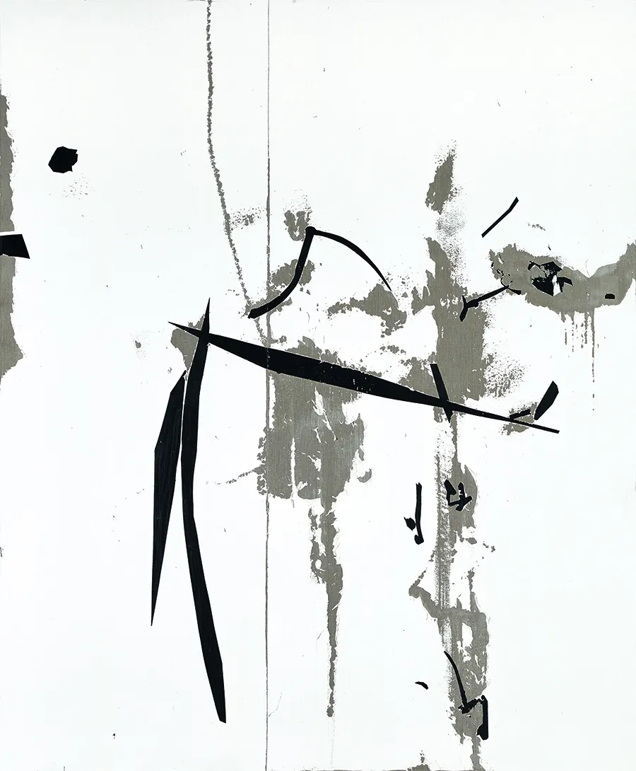 Secundino Hernández Untitled, 2017 Acrylic, rabbit skin glue, chalk, calcium carbonate and titanium white on linen 311 x 261 x 10 cm 122 1/2 x 102 3/4 x 4 in Courtesy the Artist and Victoria Miro, London © Secundino Hernández