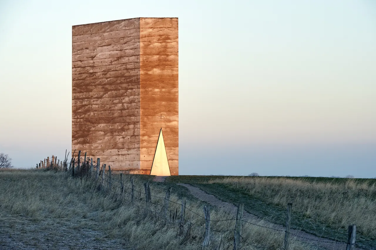 Photographer: Mark Wohlrab Bruder Klaus Field Chapel, Mechernich-Wachendorf, Germany  Architect: Peter Zumthor