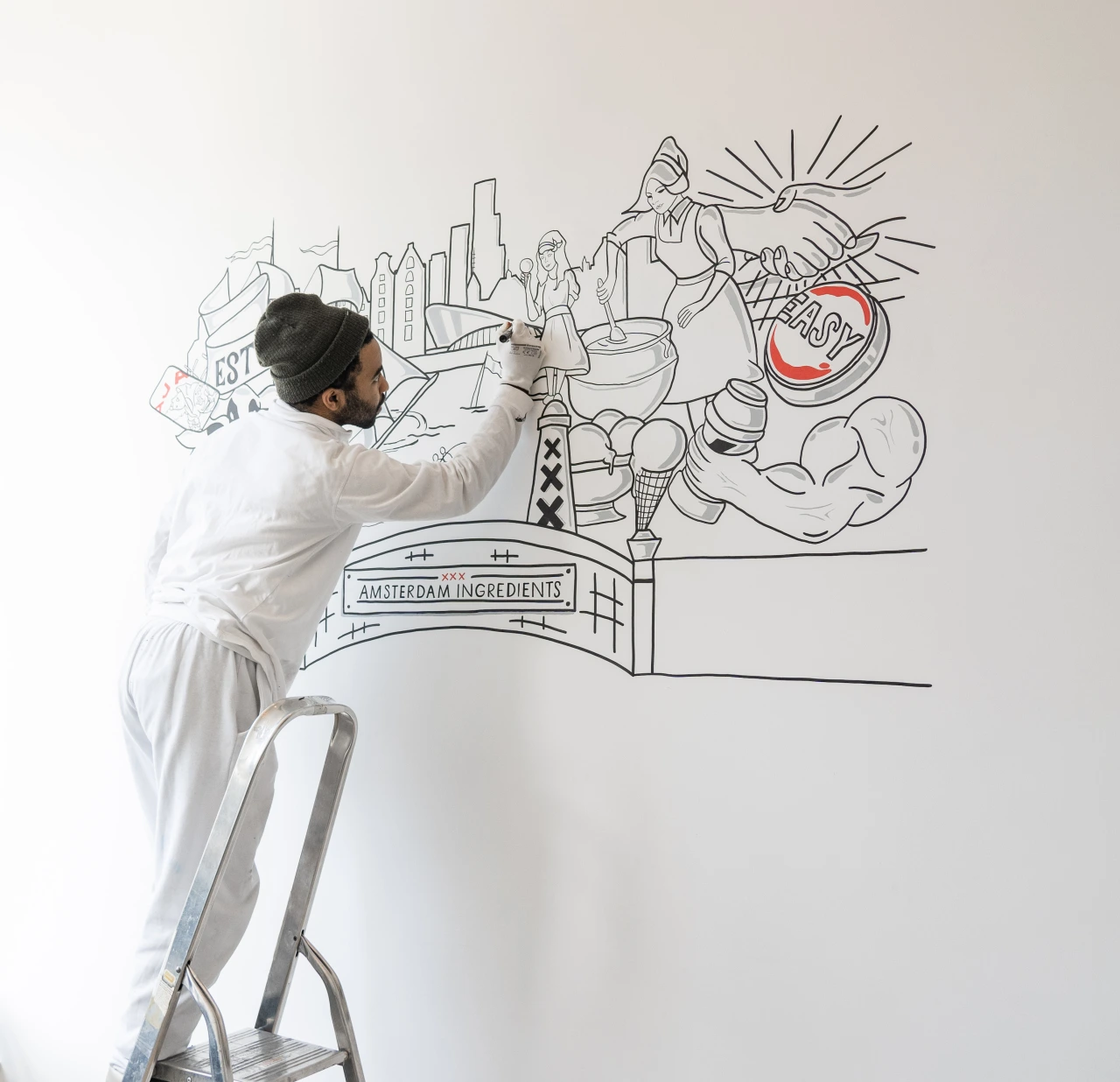 Mural work © Kevin Rooi