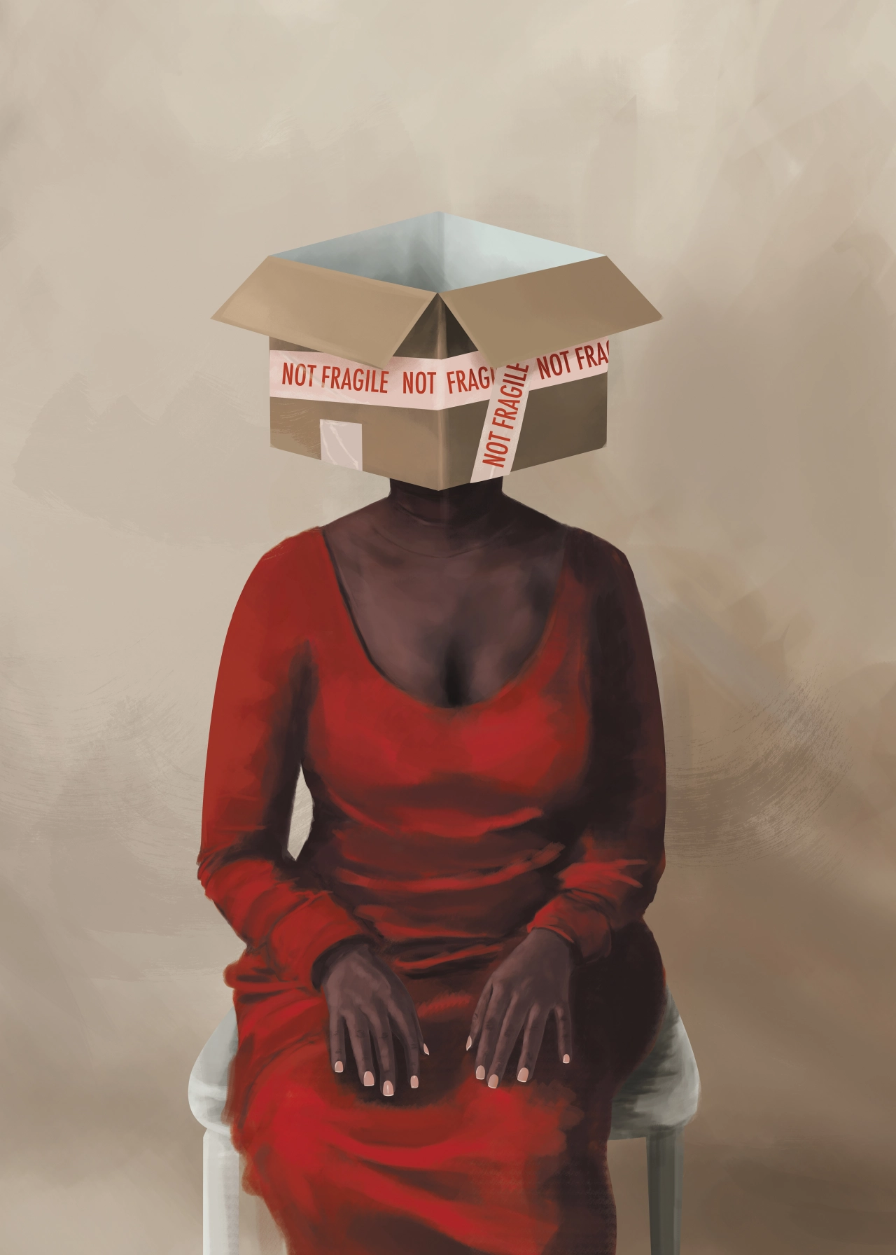 Red Dress, 2021 © Charlene Komuntale