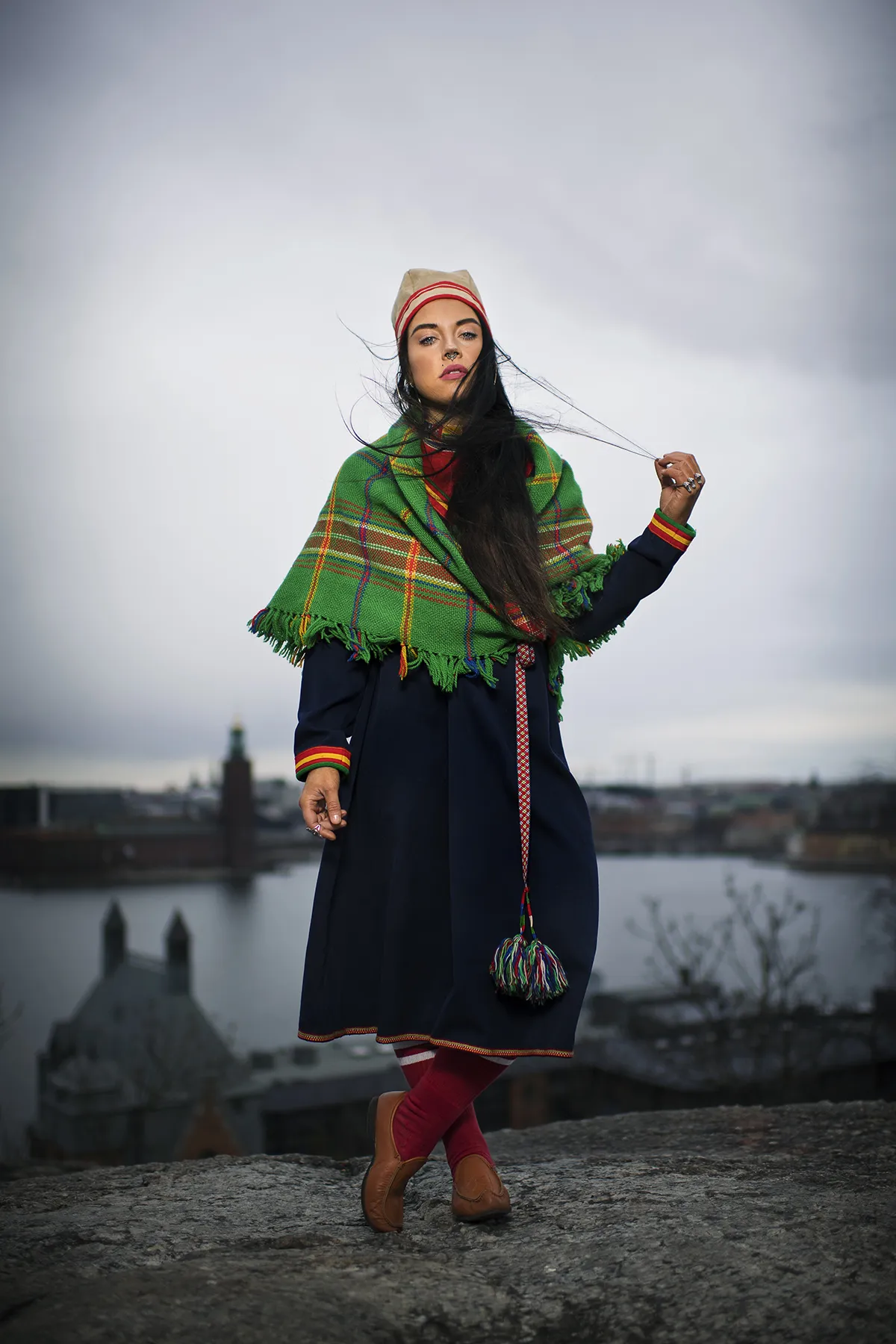 Maxida Märak, artist, poses for a portrait on March 18, 2017 in Stockholm, Sweden.  Joel Marklund / BILDBYRÅN