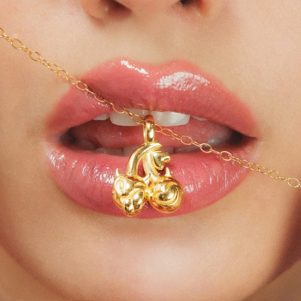 Cheeky Cherry Necklace by Good Daze X Hattie Stewart