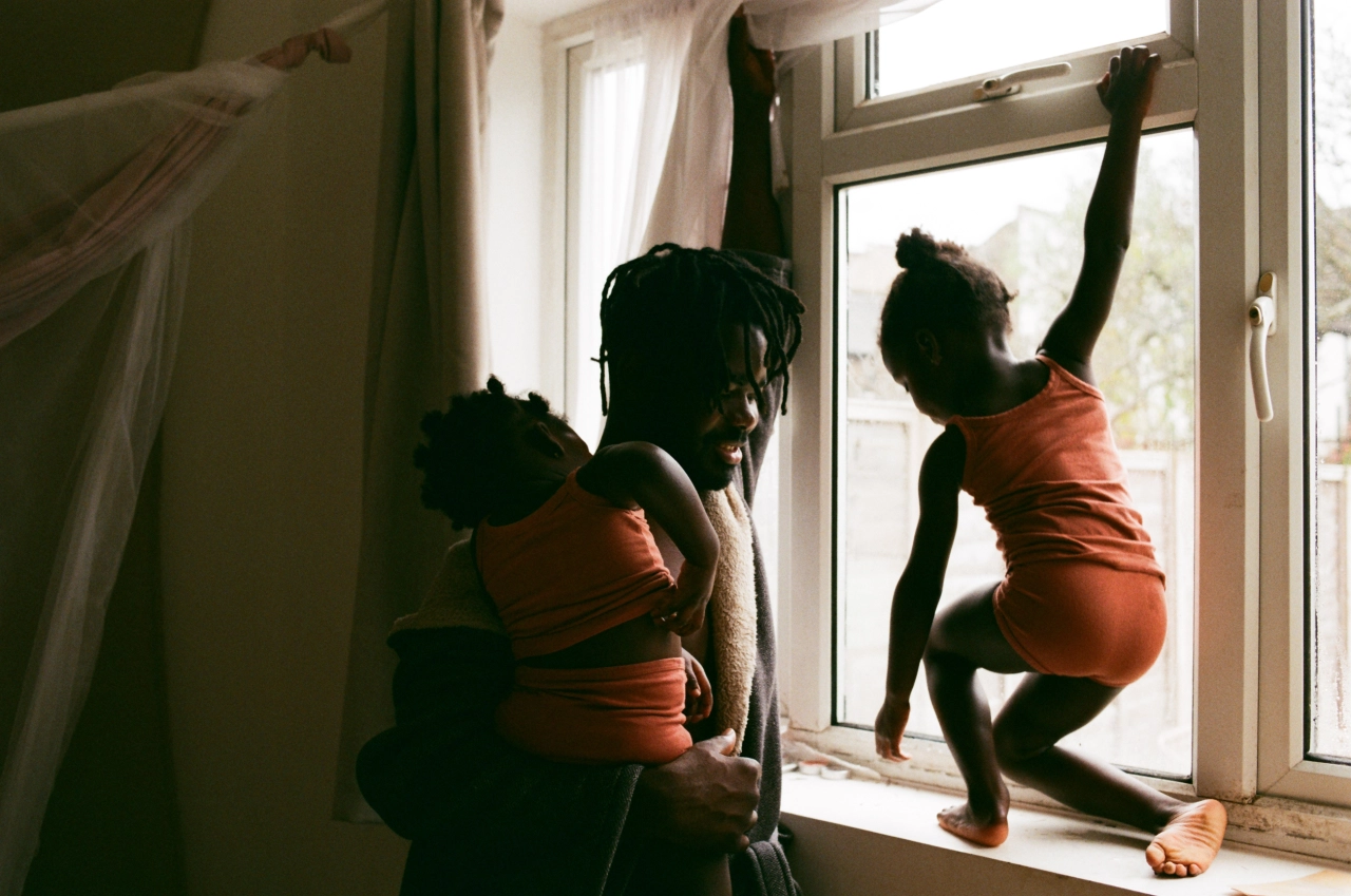 Bola, Jasmine and Ocean – From the series, Present Fathers © Sophie Harris-Taylor