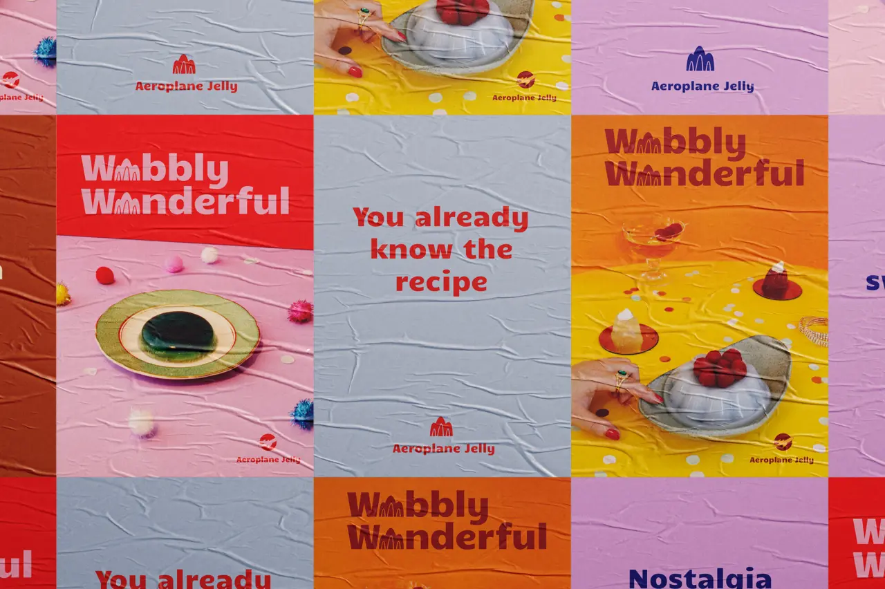 Campaign for Aeroplane Jelly by Van Low