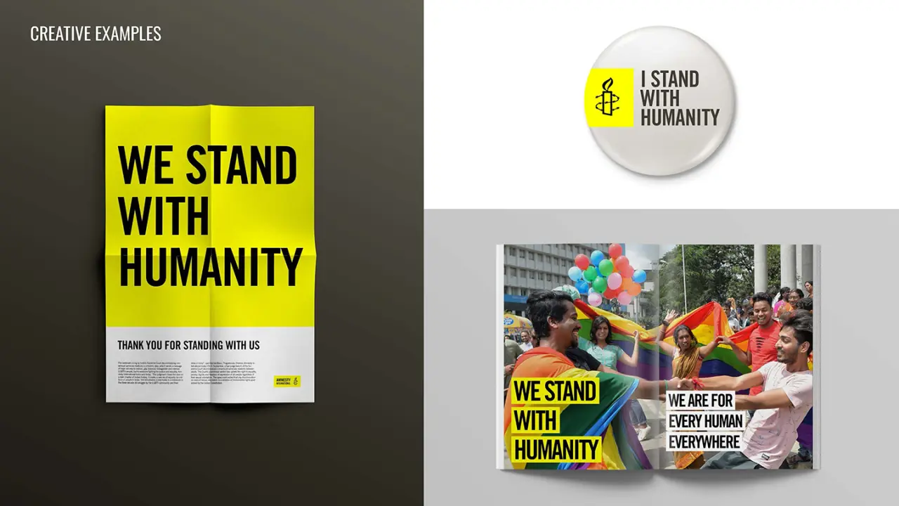Work for Amnesty International © Blue State