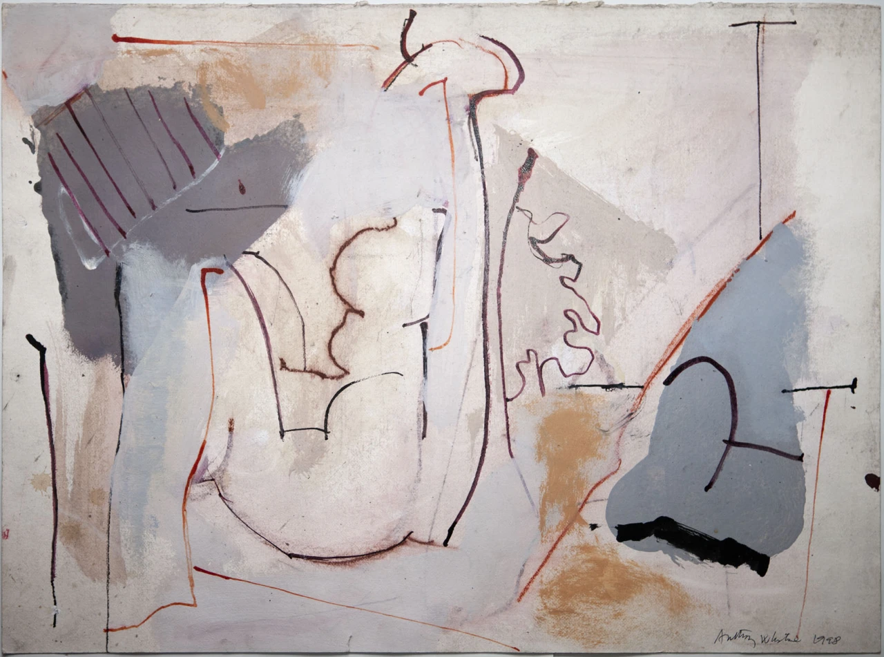 Naked Seated Woman © Anthony Whishaw RA
