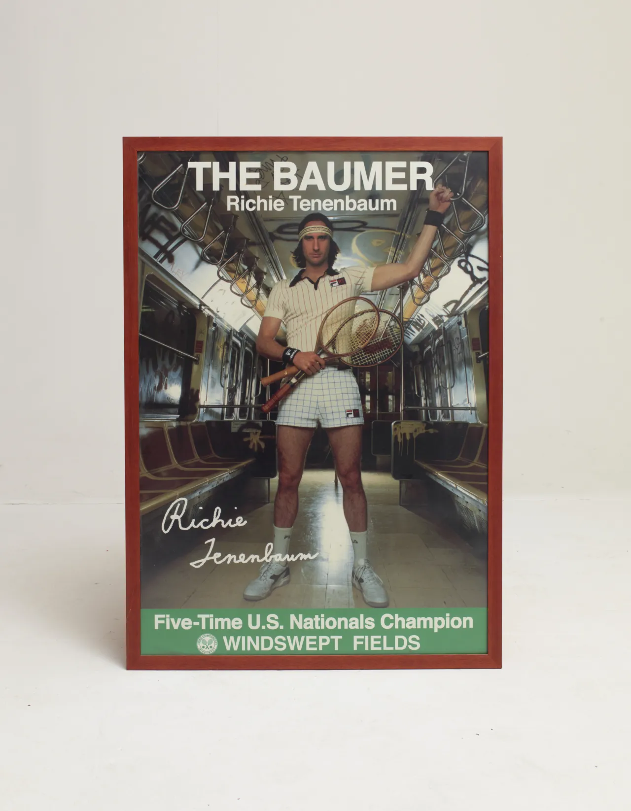 Richie Tenenbaum poster, THE ROYAL TENENBAUMS. Photo Richard Round-Turner. © the Design Museum