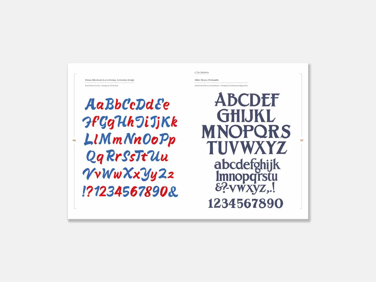 Sign Painting book spread