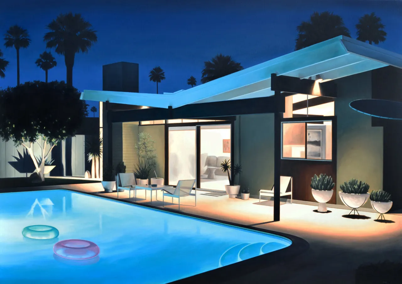 Twin Palms Evening. © Danny Heller