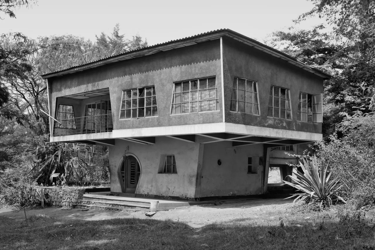 House "Le Champignon", Gitega, Burundi, around 1946 © Photo: Jean Molitor