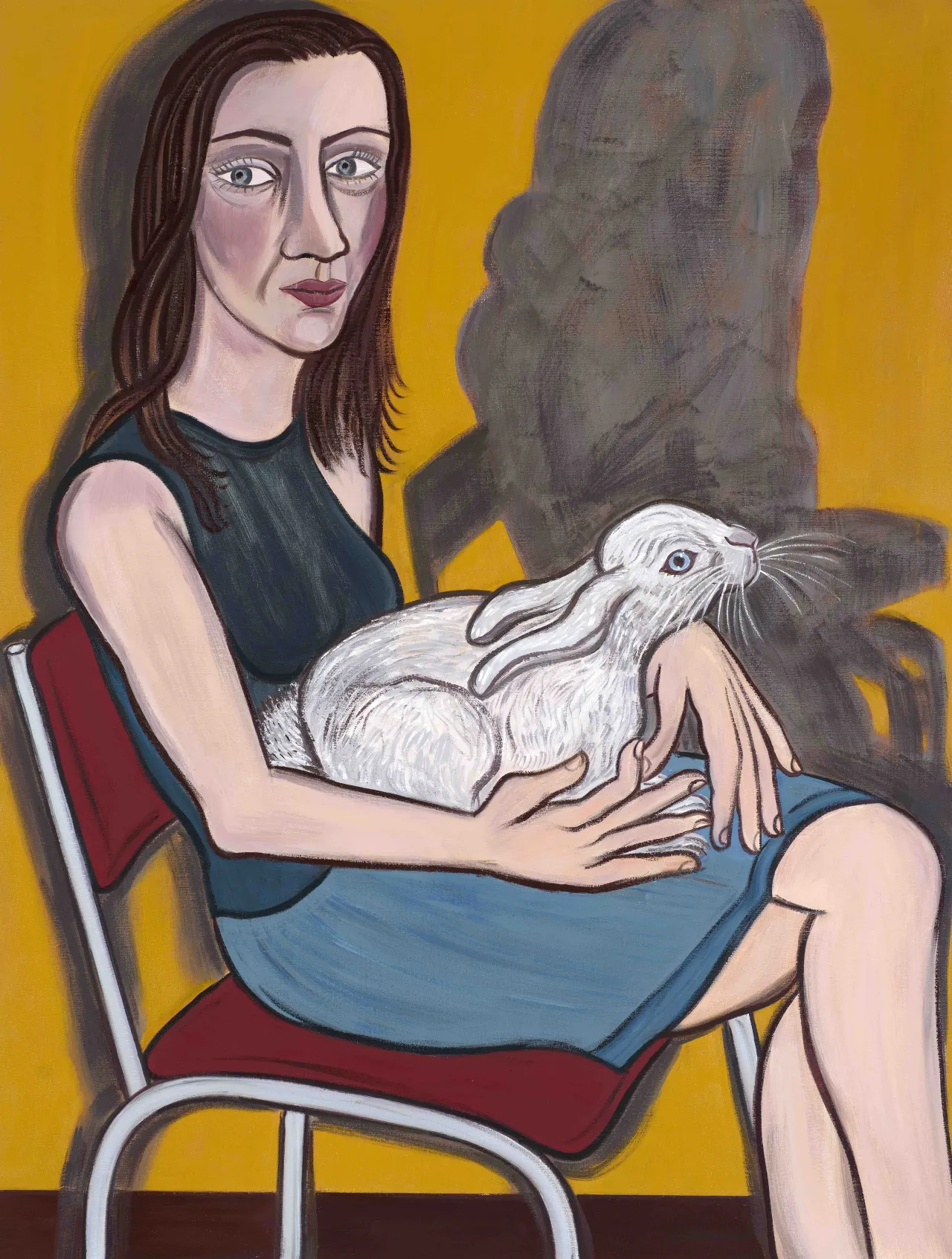 Eileen Cooper, 'Take Five', 2019, oil on canvas, 48 × 36 in (122 × 92 cm)