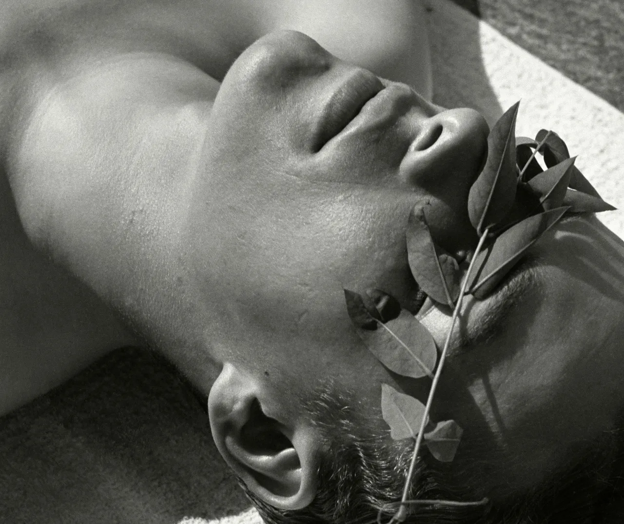 Greece. Athens. Circa 1936. Young man with laurel over the eyes. © Herbert List/Magnum Photos