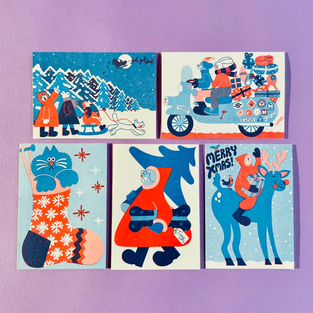 Christmas Cards 2023 by Yuk Fun