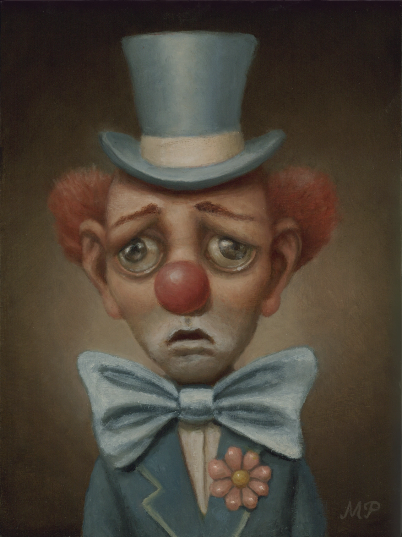 From the series Red Clown, Blue Clown © Marion Peck