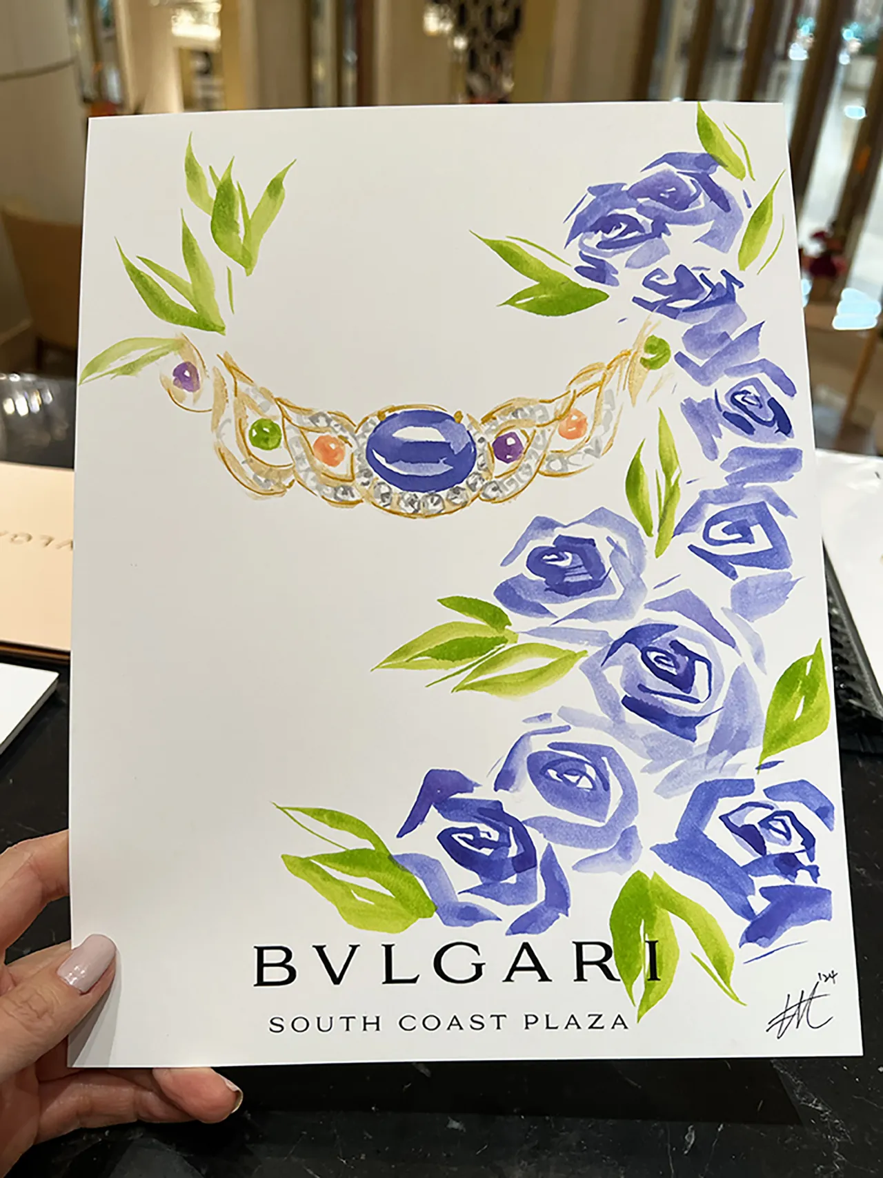 For Bvlgari.