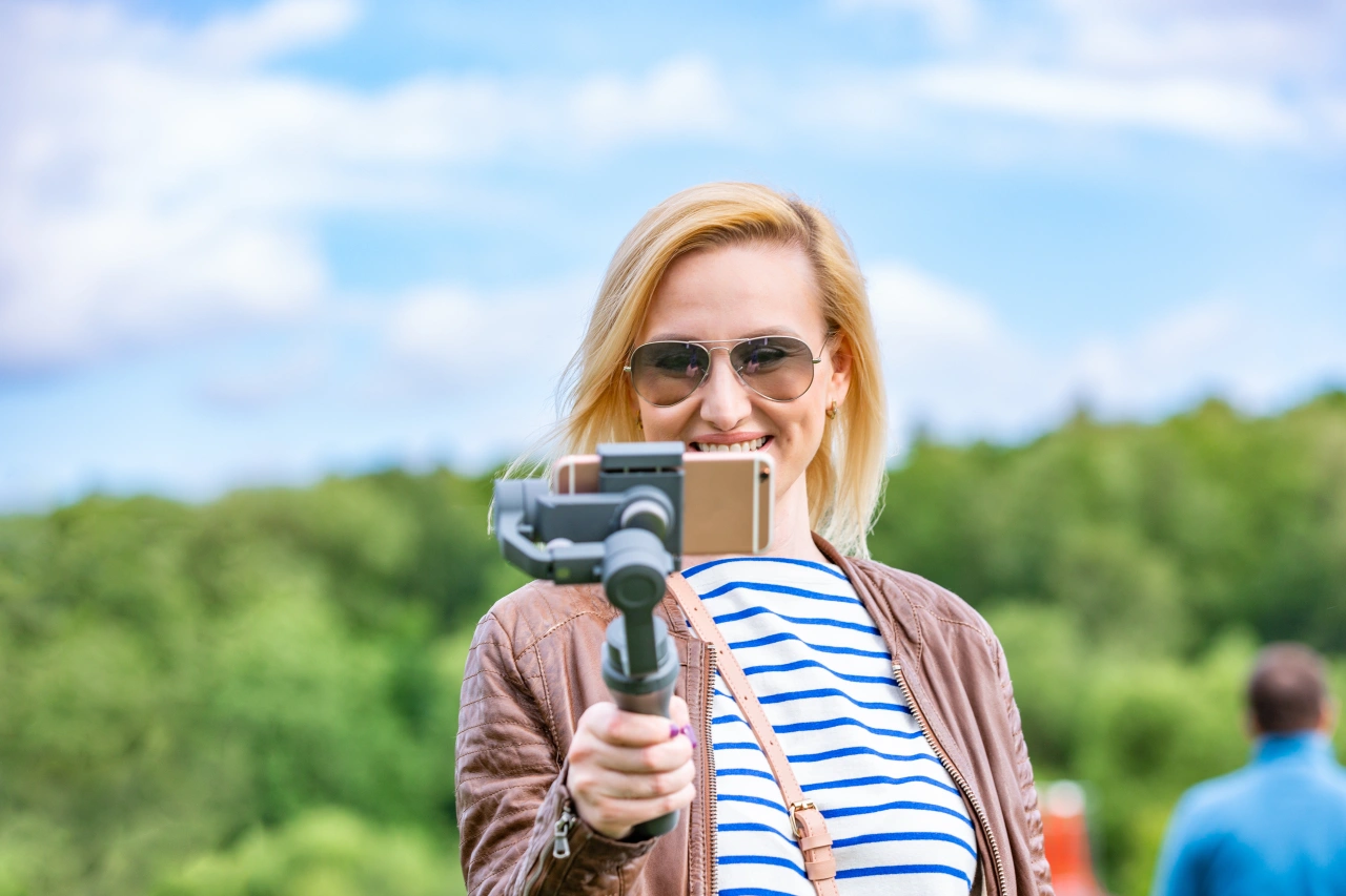 A gimbal can help your videos have that professional edge. Image licensed via Adobe Stock