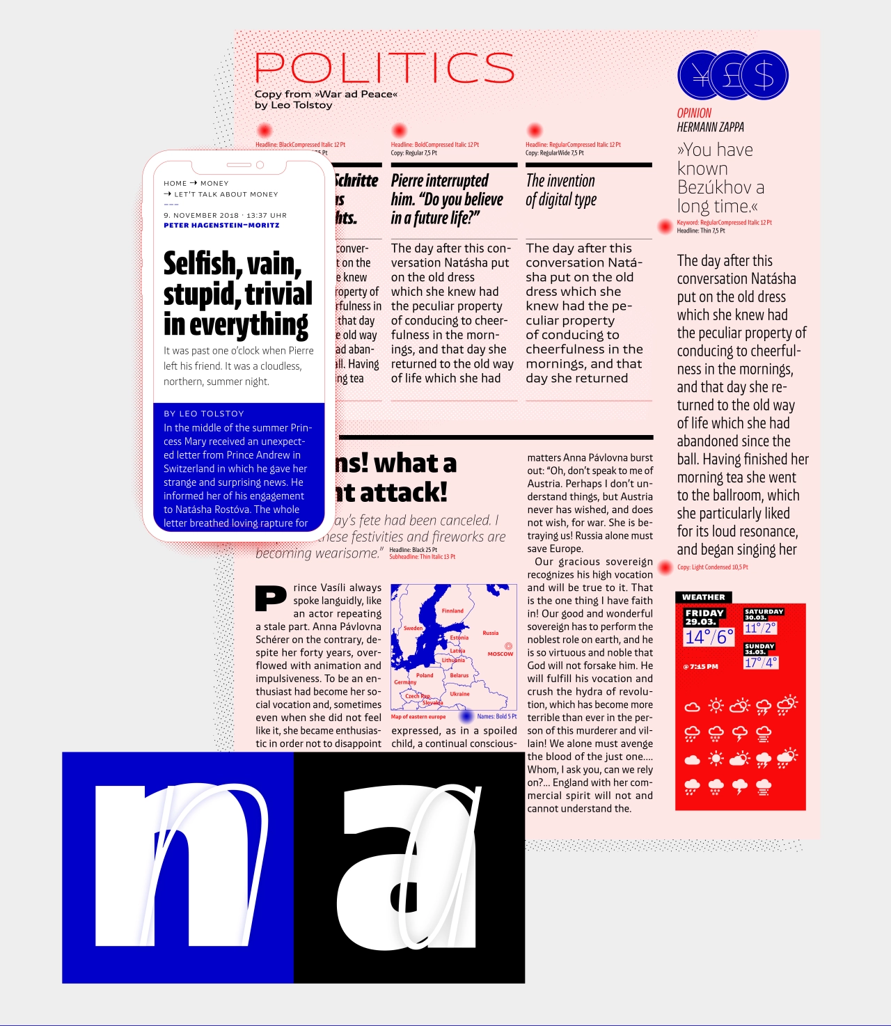 NewsSans by Character Type