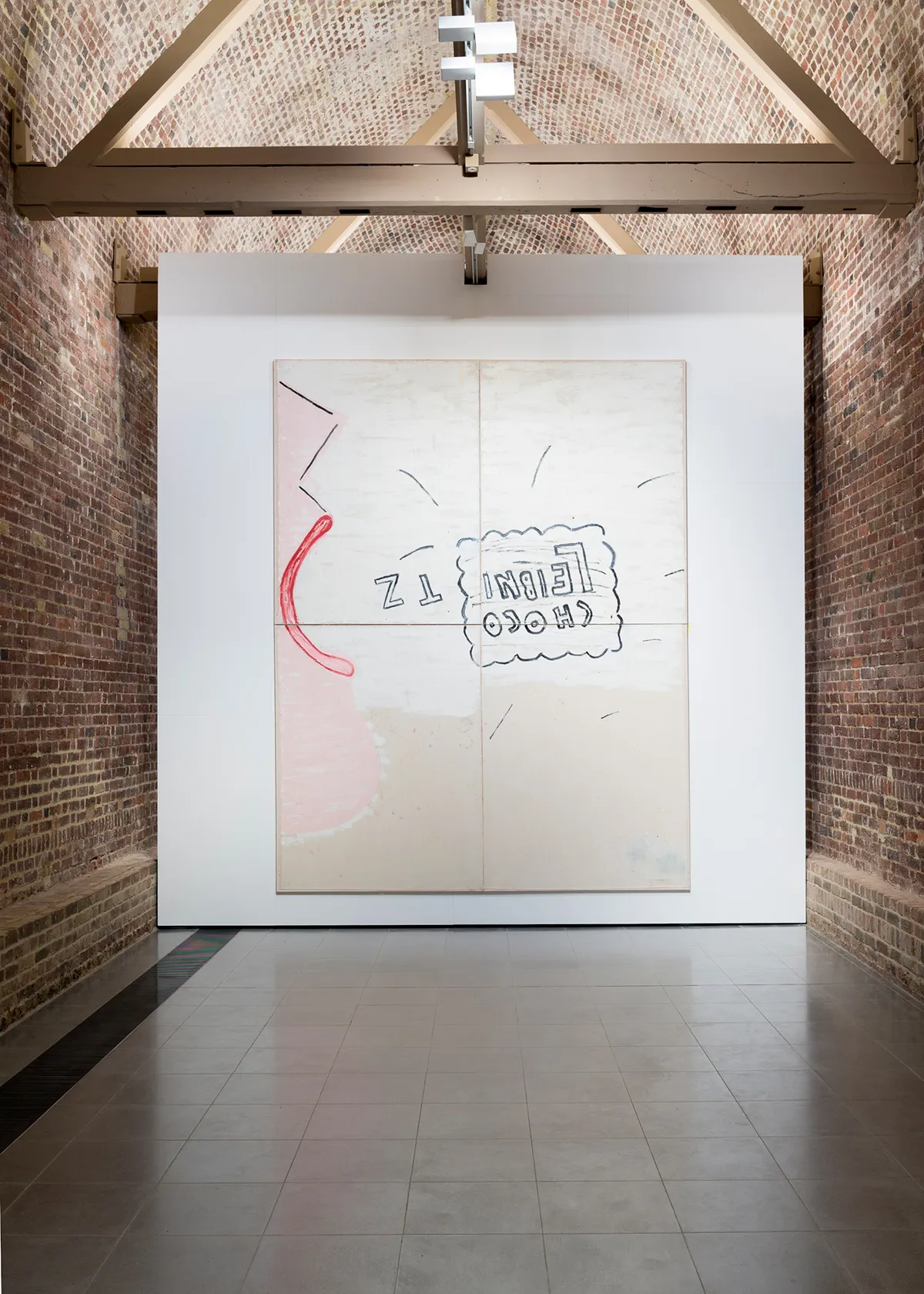 Rose Wylie, Installation view, 'Quack Quack' Serpentine Sackler Gallery, London (30 November 2017 – 11 February 2018) © 2017 Mike Din