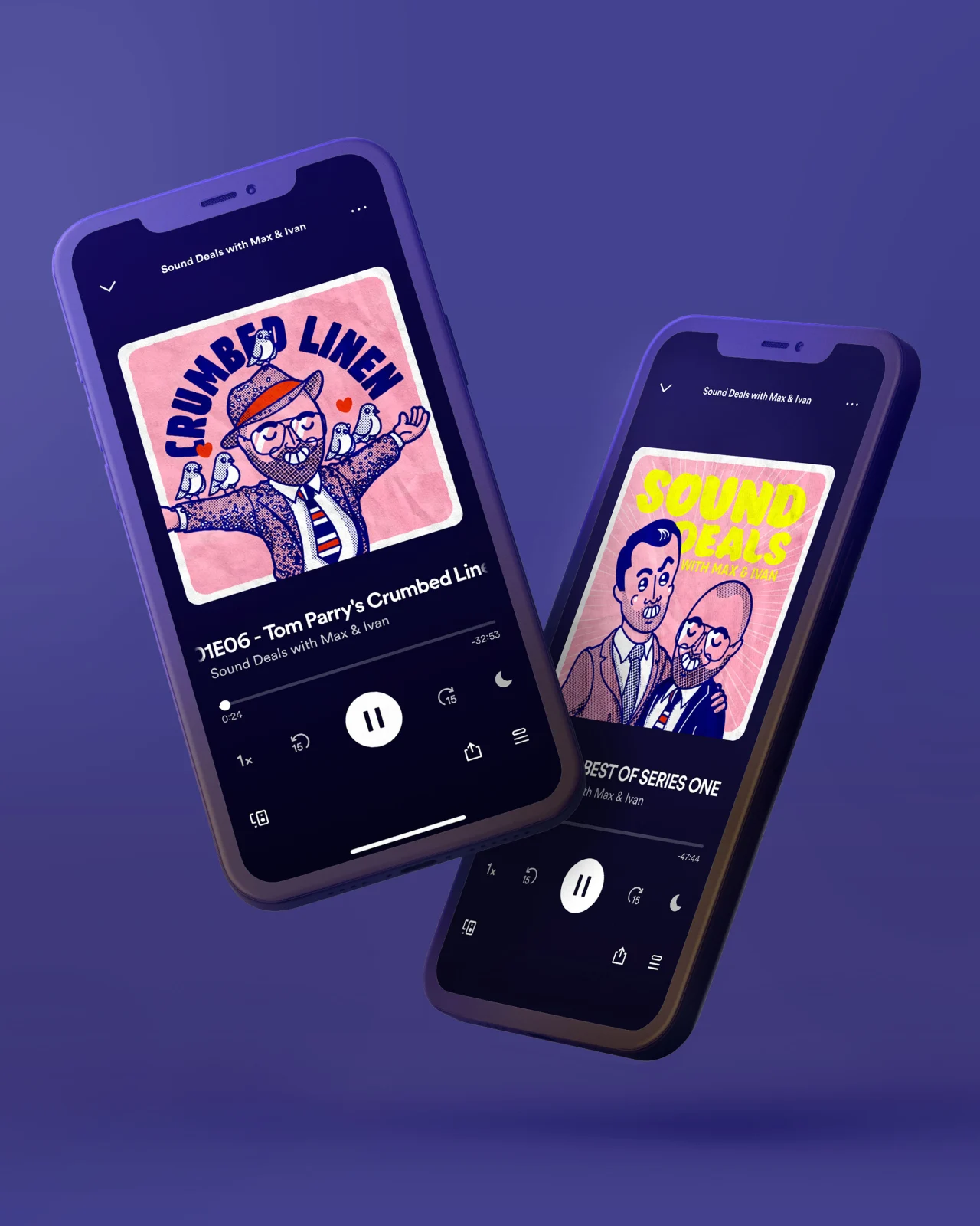 Tim's illustrations are designed to entice listeners