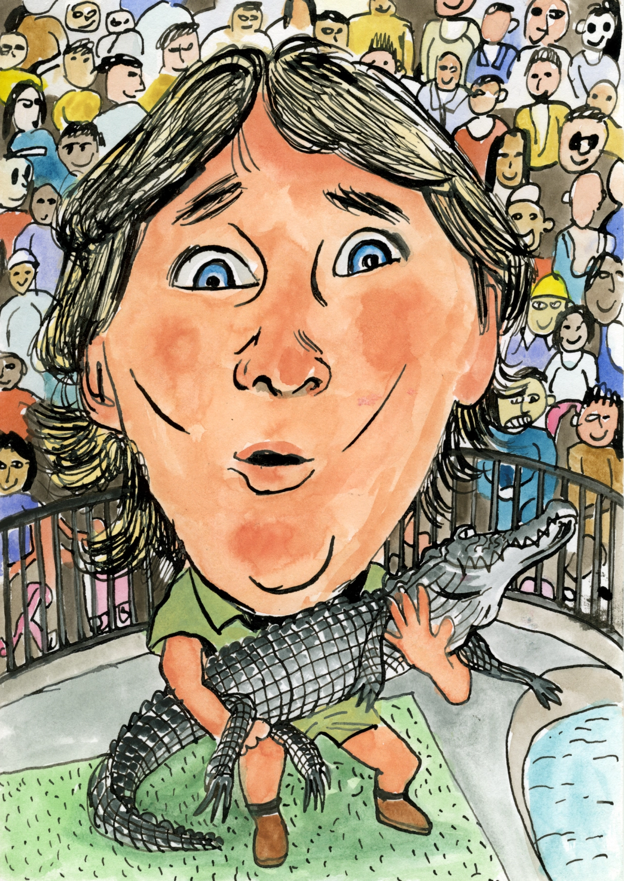 Steve Irwin © Wilfrid Wood