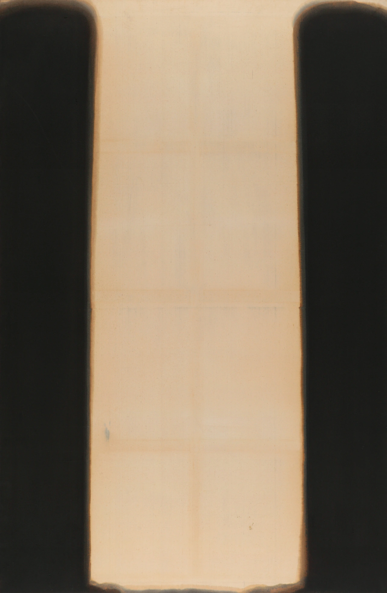 Yun Hyong-keun Umber-Blue '77-33 1978 Oil on cotton 280.5 x 184 cm © Yun Seong-ryeol. Courtesy of PKM Gallery.
