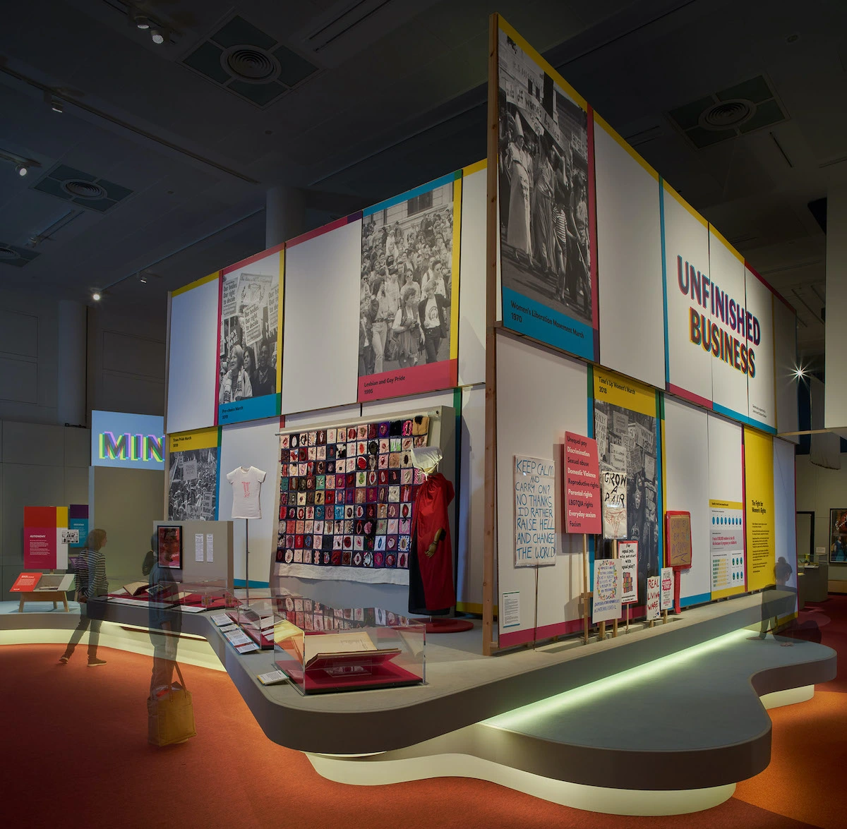 Plaid and Lombaert Studio, Unfinished Business exhibition design
