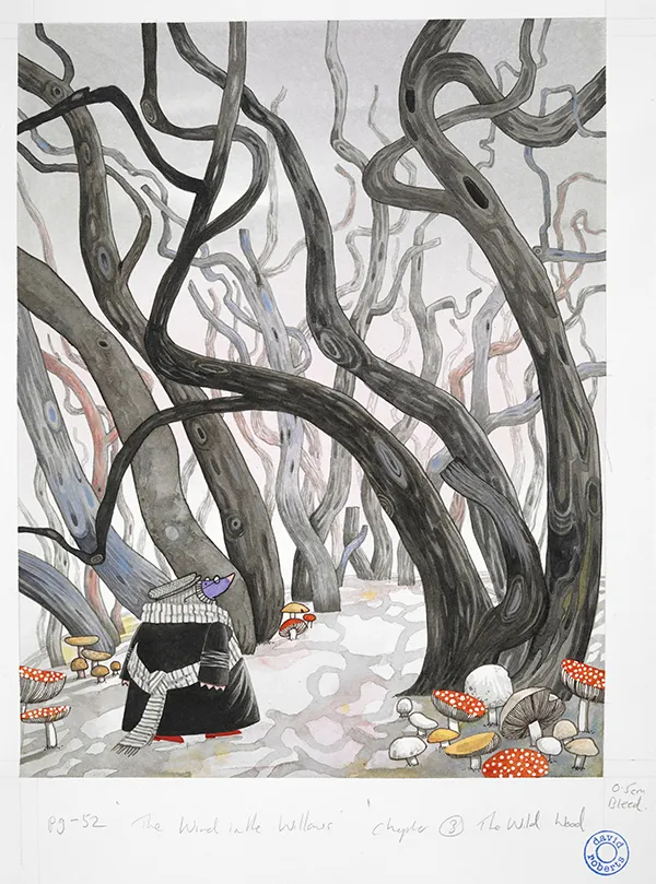 Wind in the Willows original artwork, illustrations (c) David Roberts