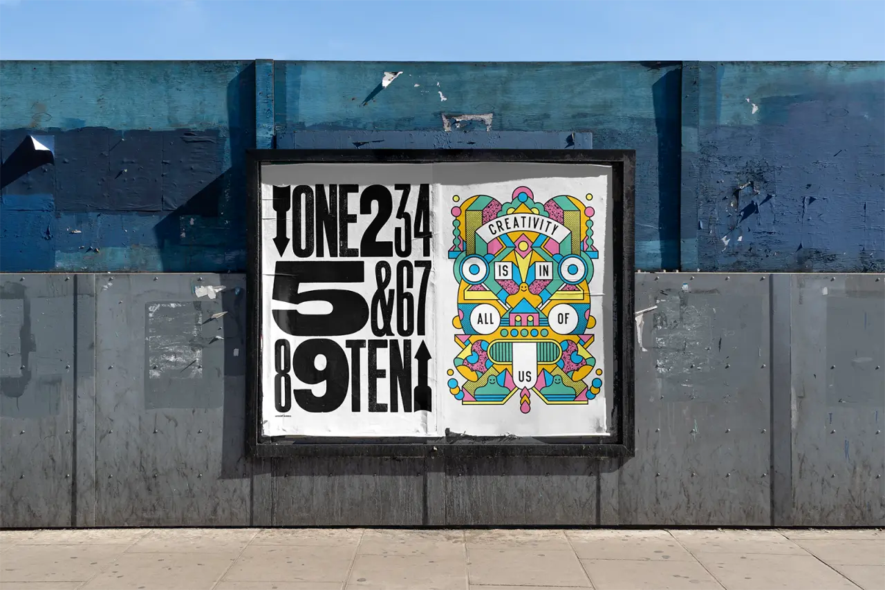 Creative Boom's 10th birthday limited-edition prints by Anthony Burrill and Supermundane