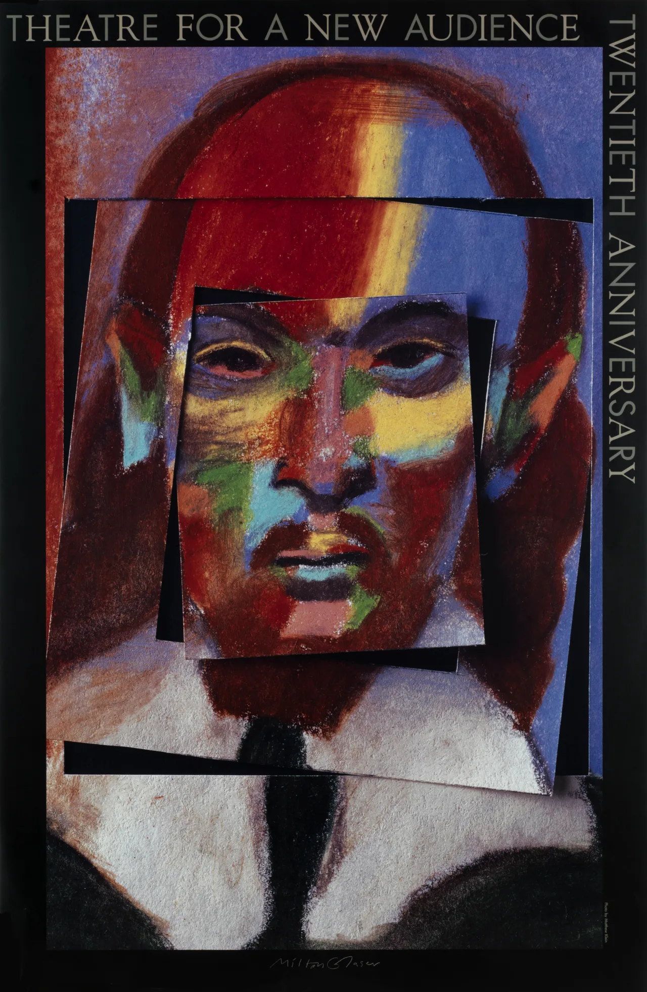 Theatre for a New Audience: Twentieth Anniversary 1999. 4-color offset lithography, 36 x 24" Client: Theatre for a New Audience