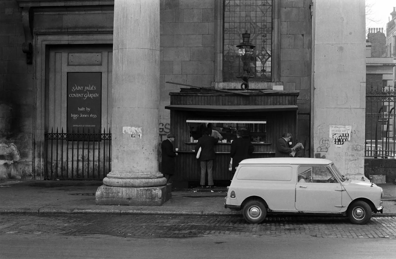 The final days of Covent Garden market. Covent Garden - 1973