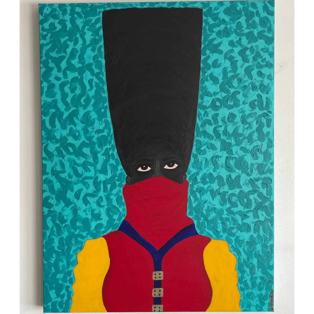 Sophia Oshodin is influenced by storytelling, and uses imaginary subjects to highlight the absence of black people in western art.