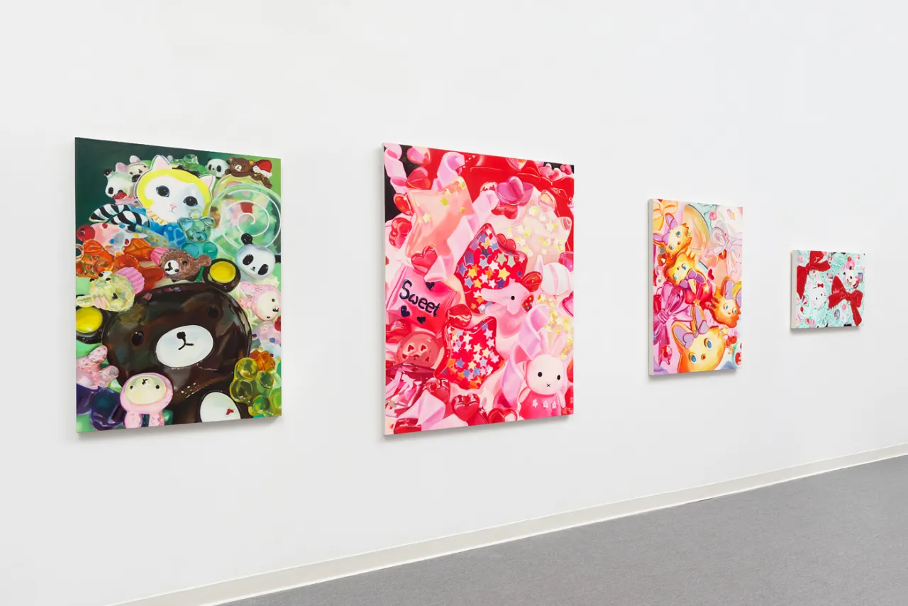 Installation of Spectacle series, at Glass Rice, San Francisco, 2017