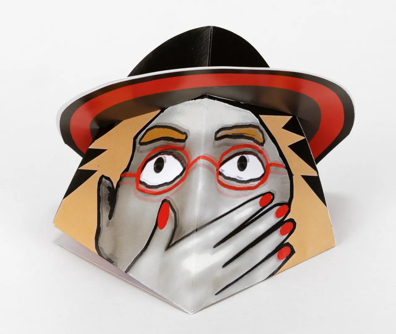 Say Nothing, inkjet on printed paper © Sylvia Libedinsky