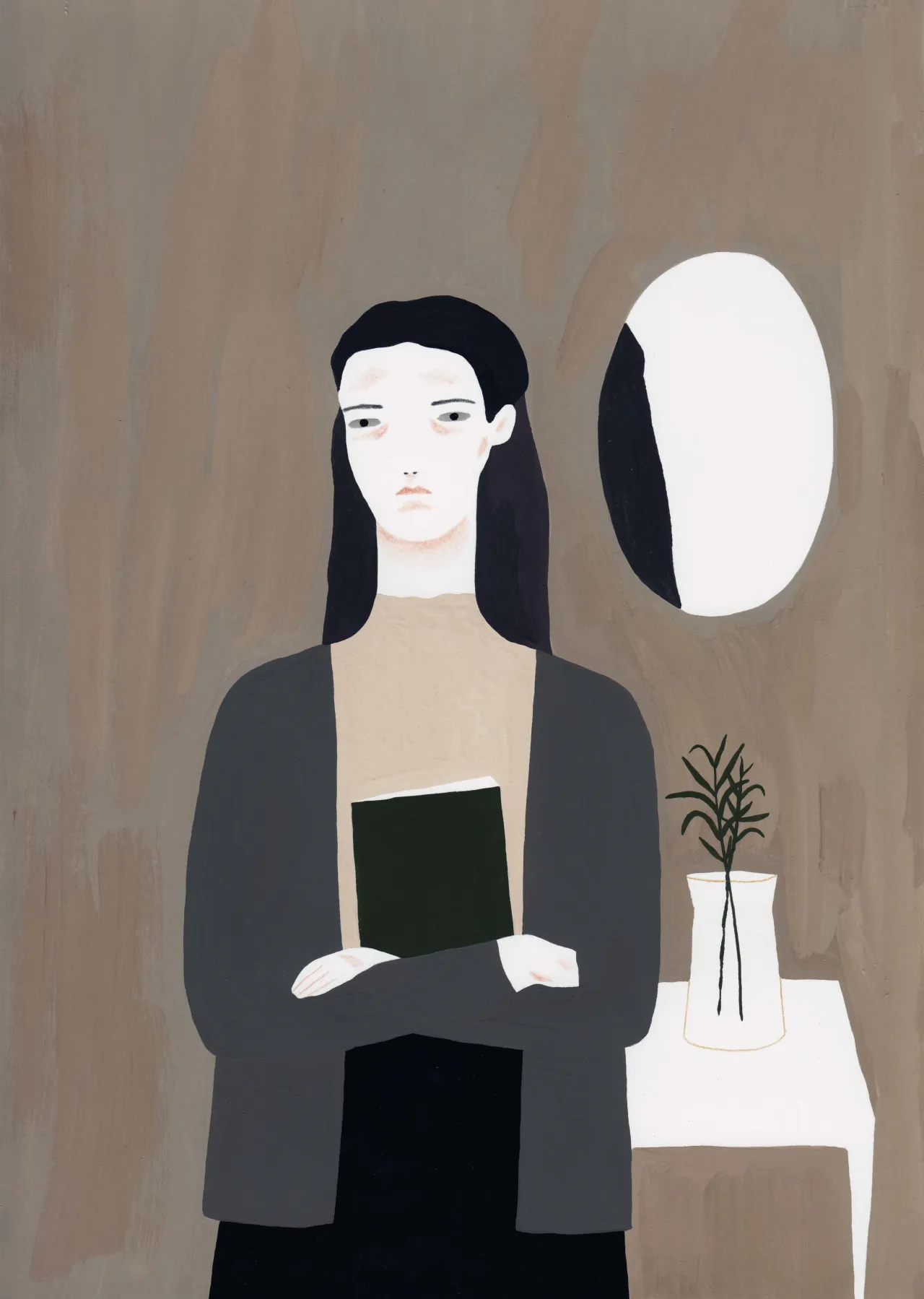 The opening image by Italian illustrator [Alessandra Genualdo](http://cargocollective.com/agenualdo), characteristically centred around a strong female figure