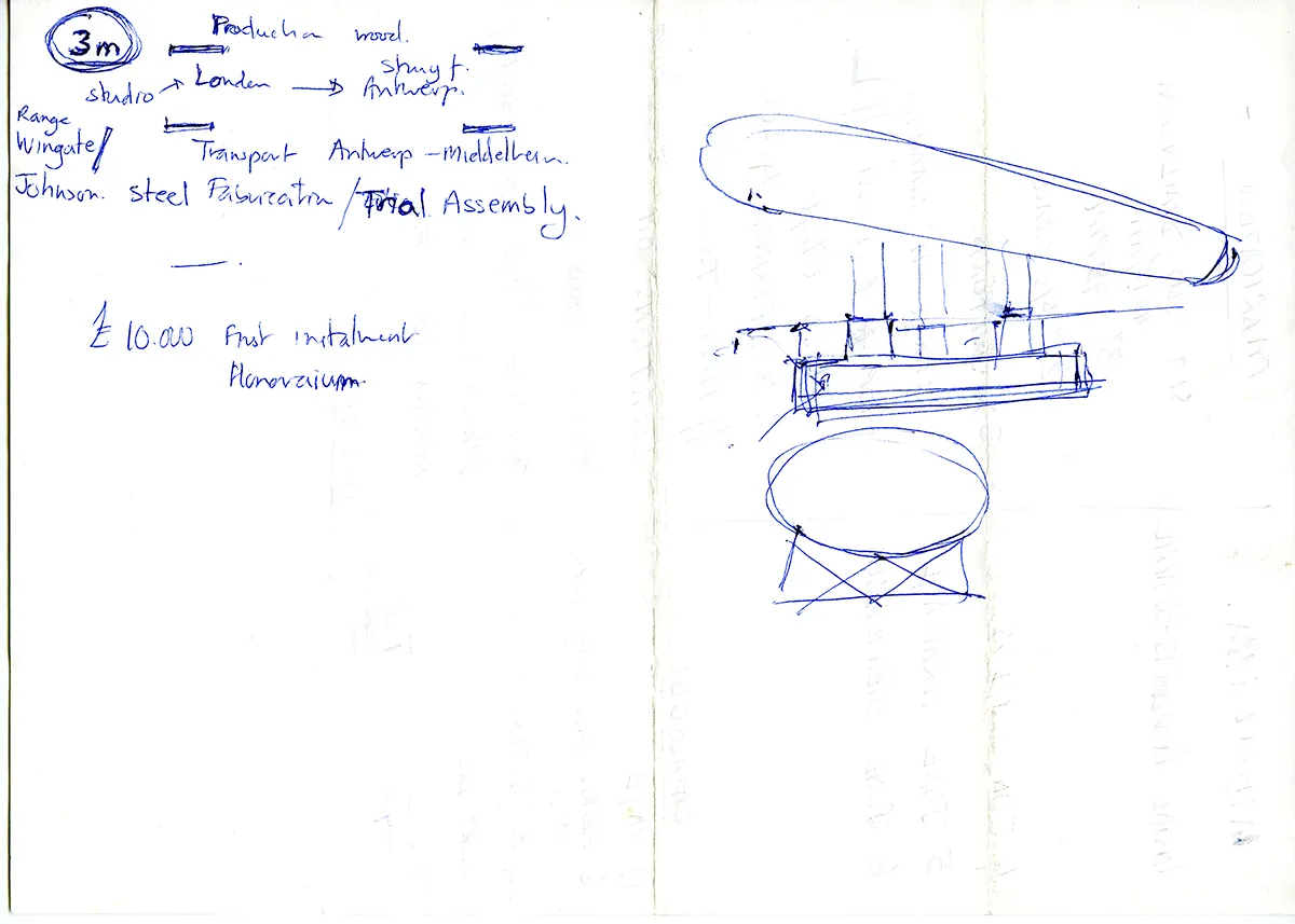 Preparatory drawings, copyright and courtesy of Richard Deacon