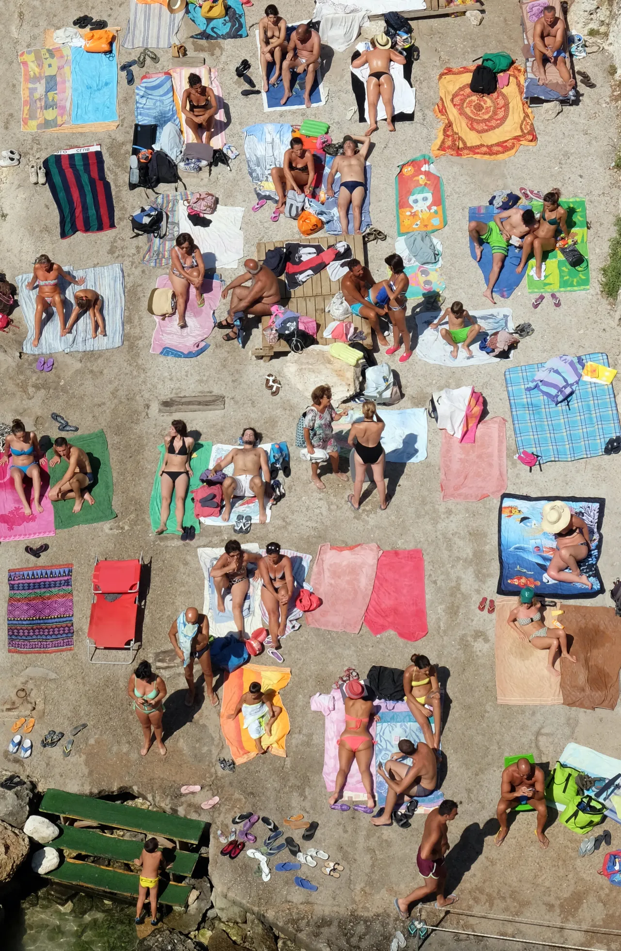 The human comedy. People relaxing at the beach. Everyone tells us a story | © Vito Leone, Italy, Shortlist, Open, Culture, 2017 Sony World Photography Awards
