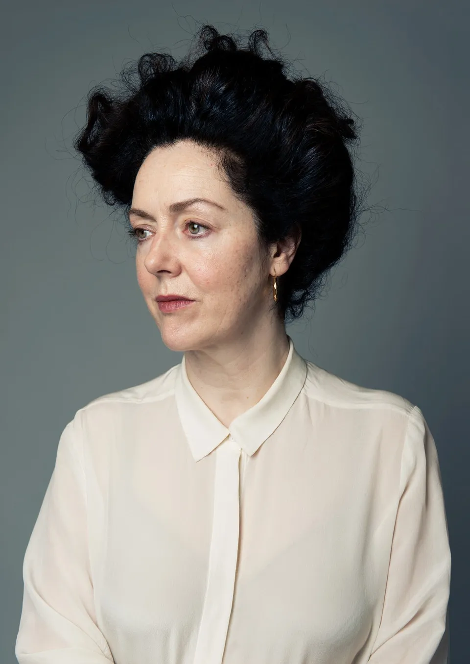 Derbhle, London © Kristina Sälgvik. "Derbhle Crotty is an Irish actress. At the time of the shoot she was starring in a touring production of Richard III. Derbhle came to my studio for a couple of hours and towards the end of the session she suggested pinning up her hair."