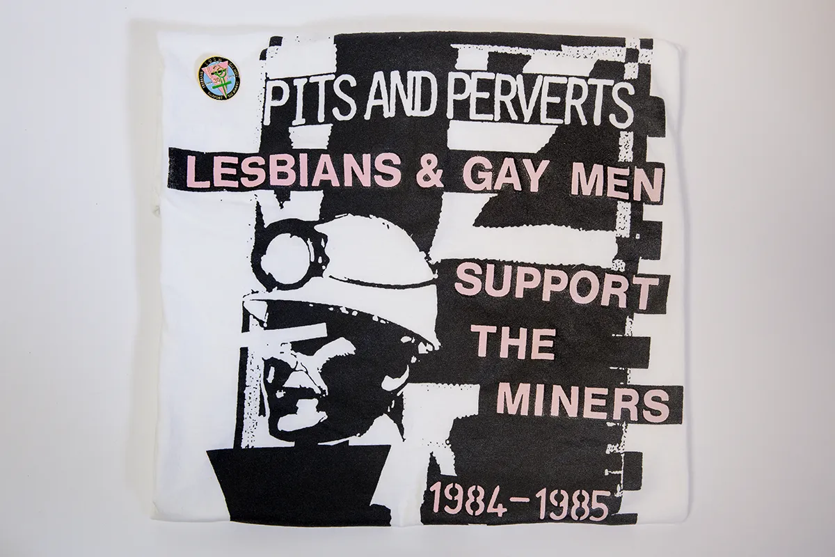 Pits and Perverts T-Shirt (Lesbians and Gay Men Suppport the Miners) © Museums Sheffield