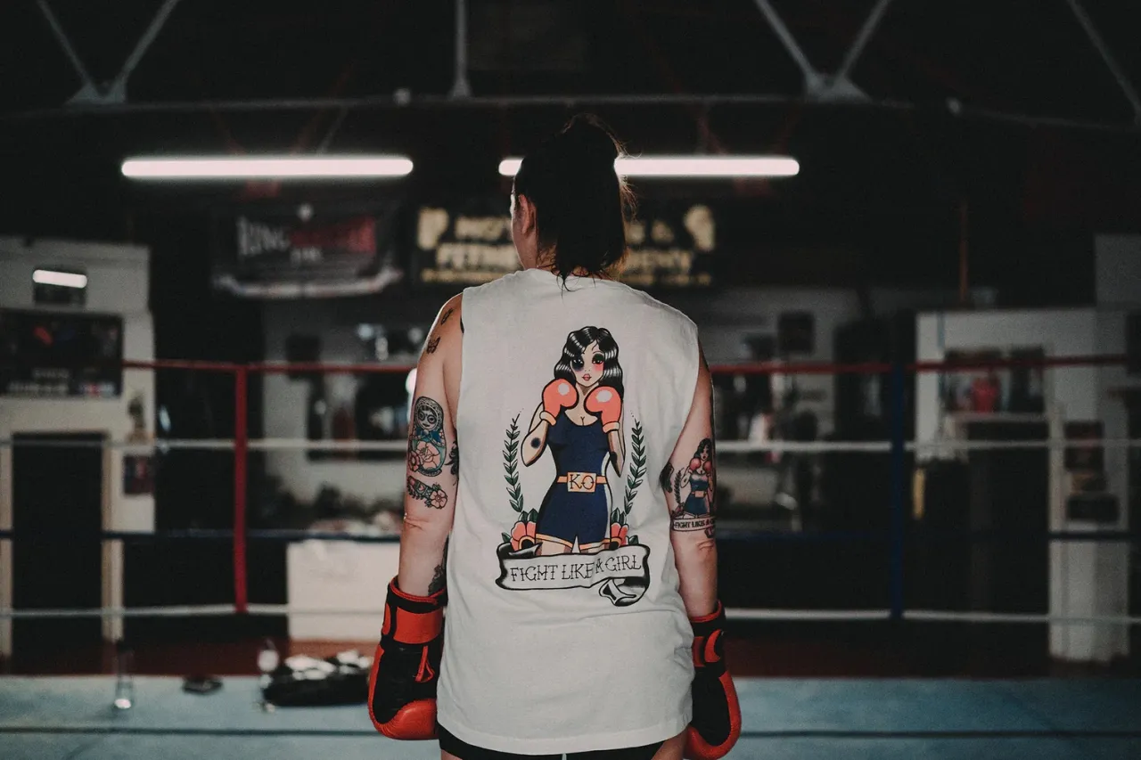 Top seller: the Fight Like a Girl design sold out straight away