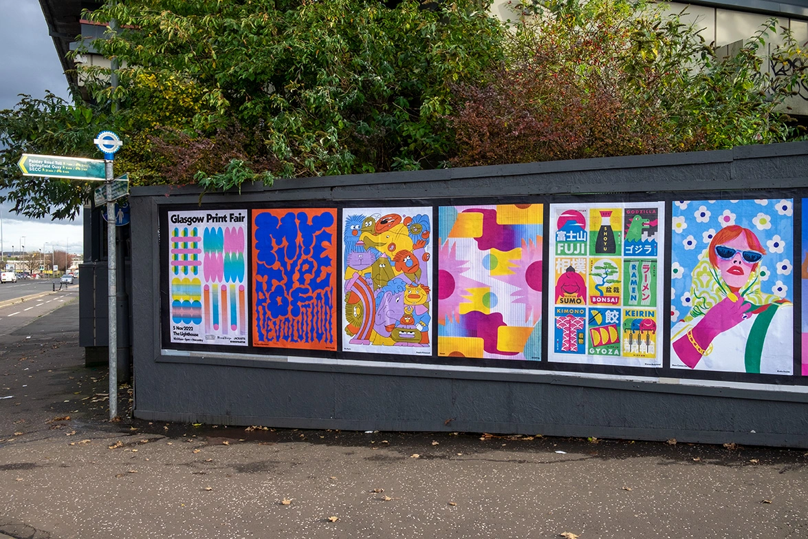 Glasgow Print Fair has been taking over the streets of the city