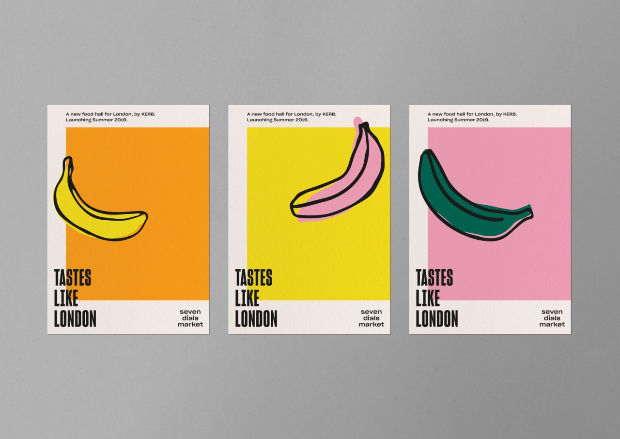 The Plant creates Velvet Underground-esque branding for Covent Garden's Seven Dials Market