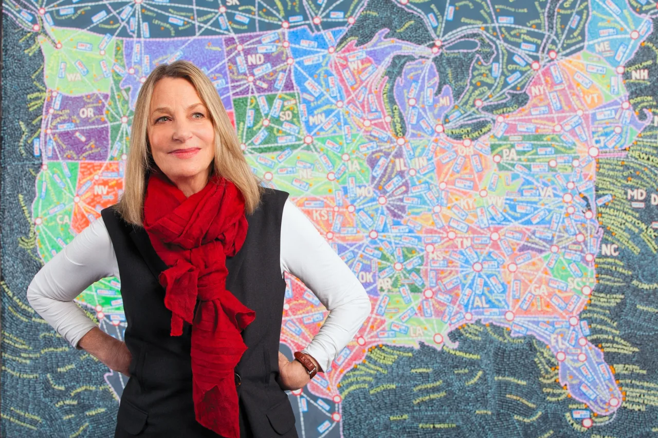 Paula Scher. Image credit: Ian Roberts
