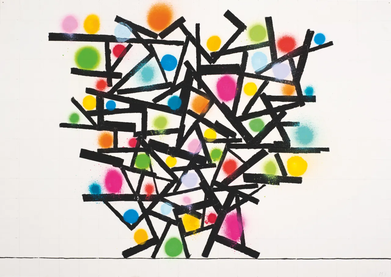 David Batchelor Atomic Drawing. Courtesy of the Artist and Ingleby, Edinburgh