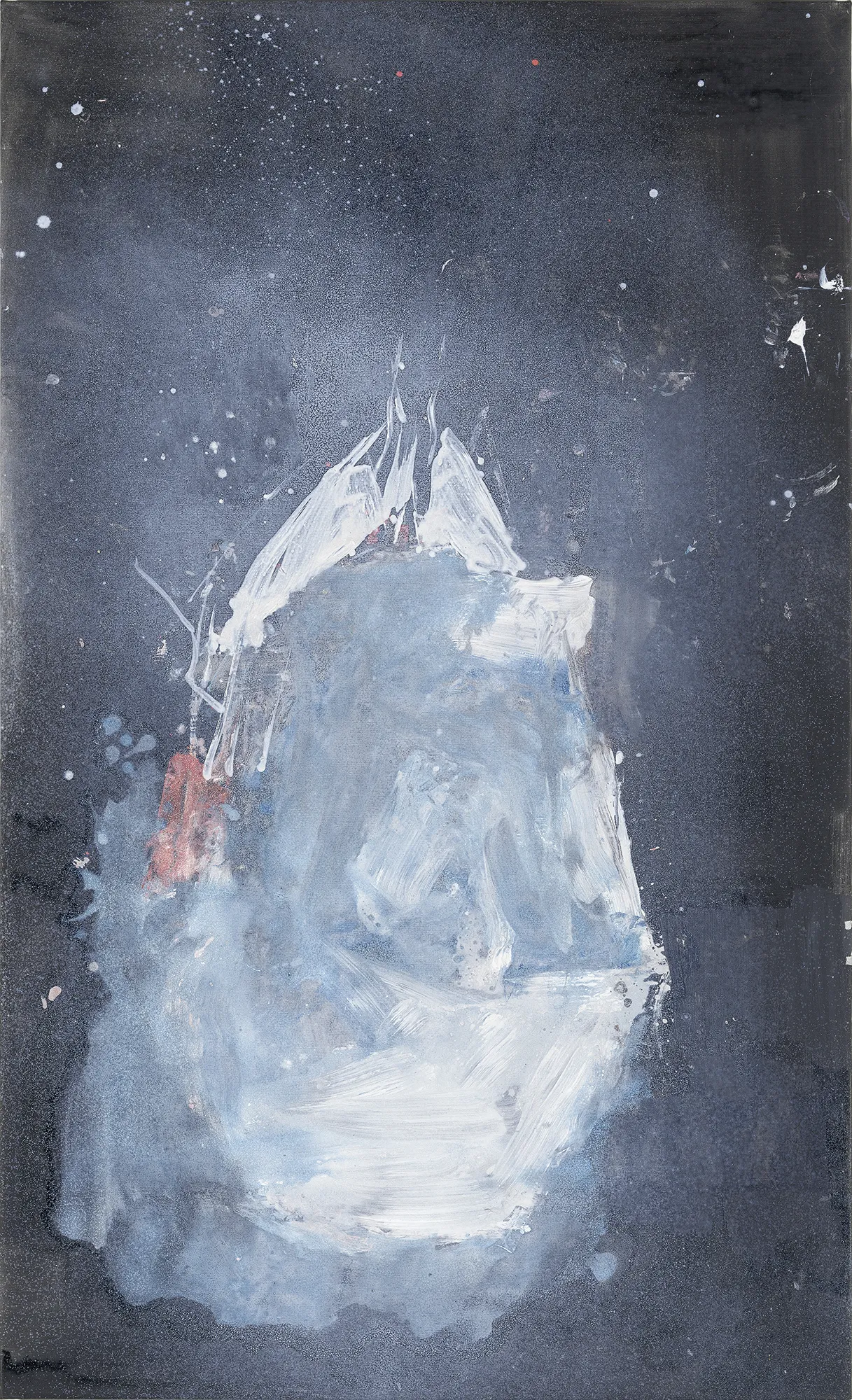 GEORG BASELITZ Mark Rothko, 2018 Oil on canvas 65 x 39 3/8 in 164.9 x 100 cm © Georg Baselitz. Photo: Jochen Littkemann. Courtesy Gagosian