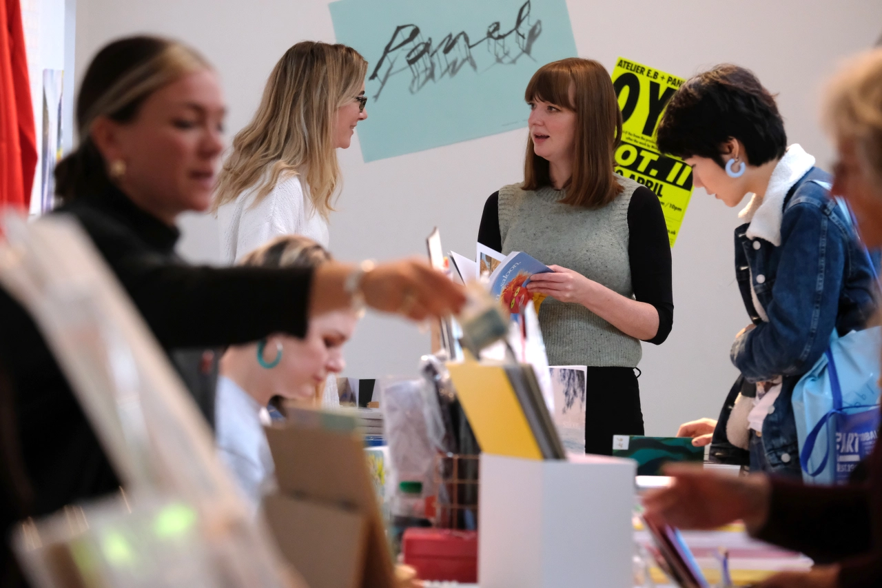 Glasgow Print Fair. Photography by Peter Byrne