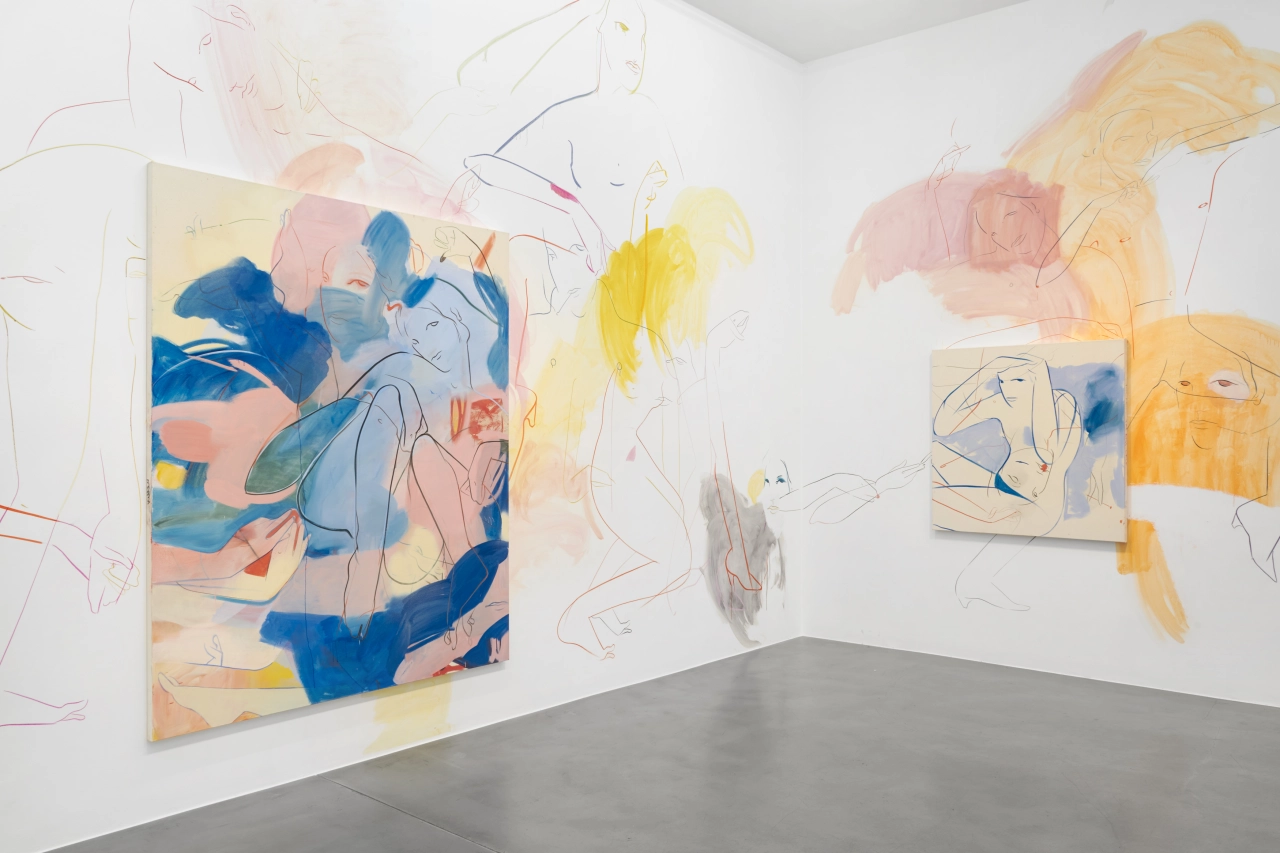 2020 France-Lise McGurn, Percussia, Simon Lee Gallery, London, Installation view Courtesy the artist and Simon Lee Gallery. © France-Lise McGurn