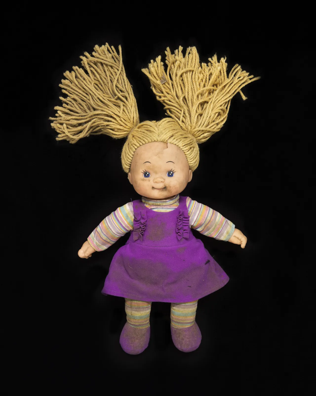 Fabric doll with vinyl face collected 21 May 2016 © Gideon Mendel